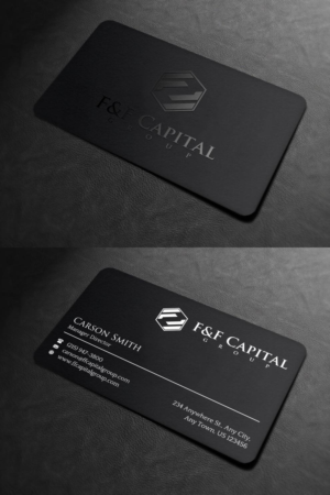 Business Card Design by INDIAN_Ashok for F&F Capital Group, LLC | Design: #19397265