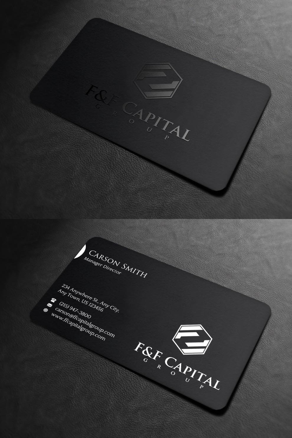 Diseño de Tarjeta de Presentación por INDIAN_Ashok para F&F Capital Group, LLC | Diseño #19397266