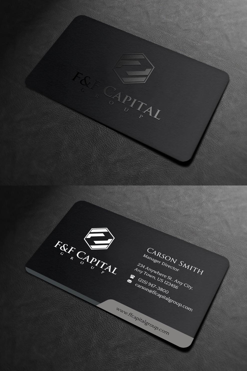 Business Card Design by INDIAN_Ashok for F&F Capital Group, LLC | Design #19397268