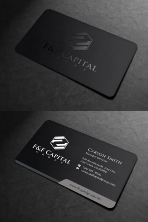 Business Card Design by INDIAN_Ashok for F&F Capital Group, LLC | Design: #19397268