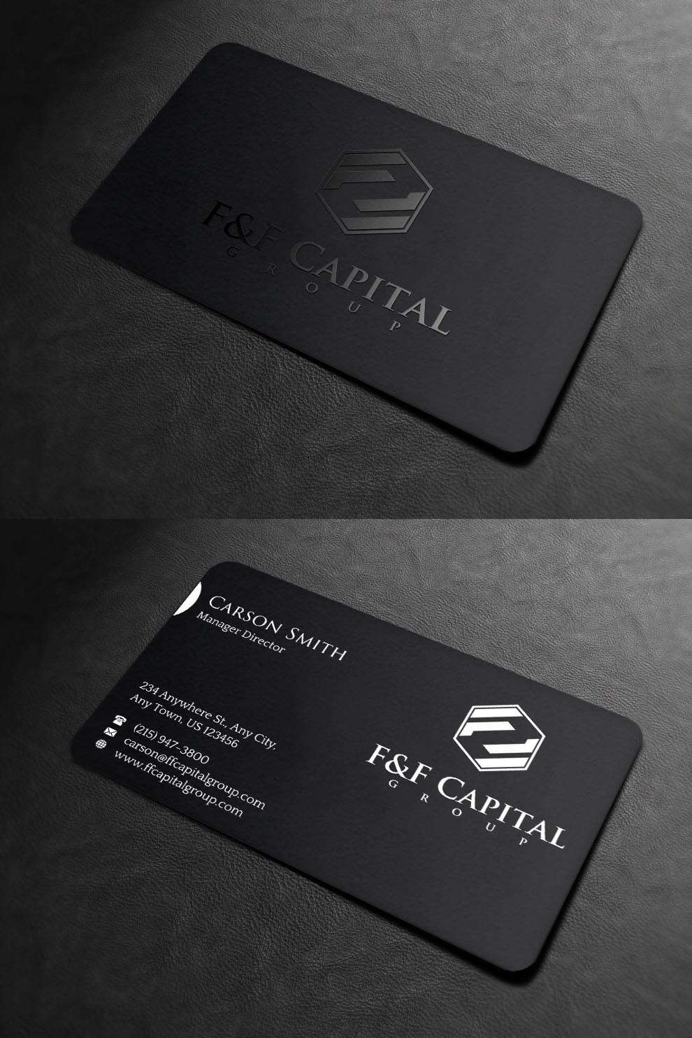 Business Card Design by INDIAN_Ashok for F&F Capital Group, LLC | Design #19397270