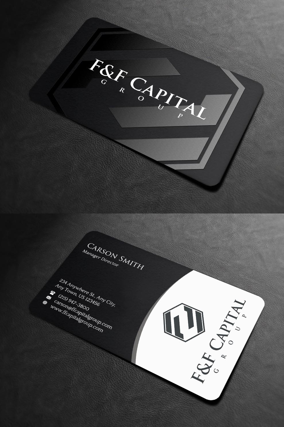 Business Card Design by INDIAN_Ashok for F&F Capital Group, LLC | Design #19397271