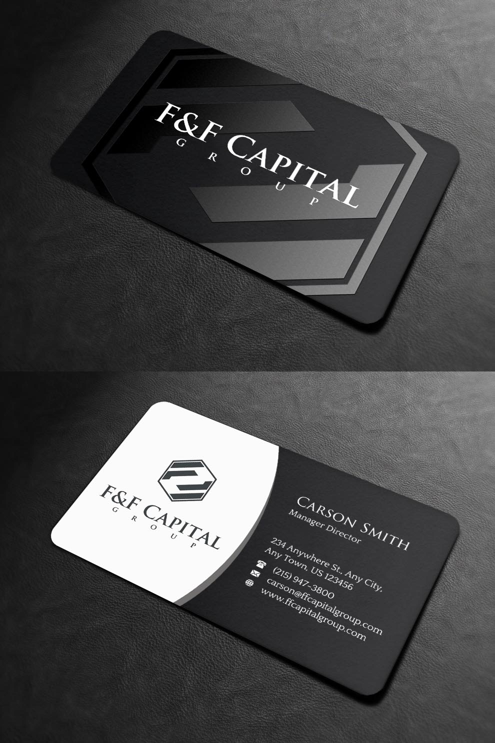 Business Card Design by INDIAN_Ashok for F&F Capital Group, LLC | Design #19397272