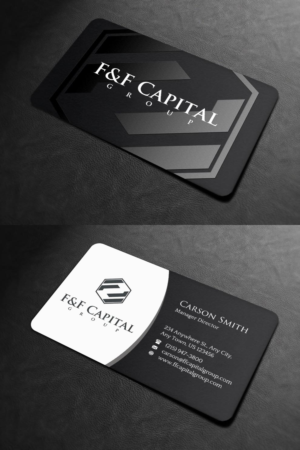 Business Card Design by INDIAN_Ashok for F&F Capital Group, LLC | Design: #19397272
