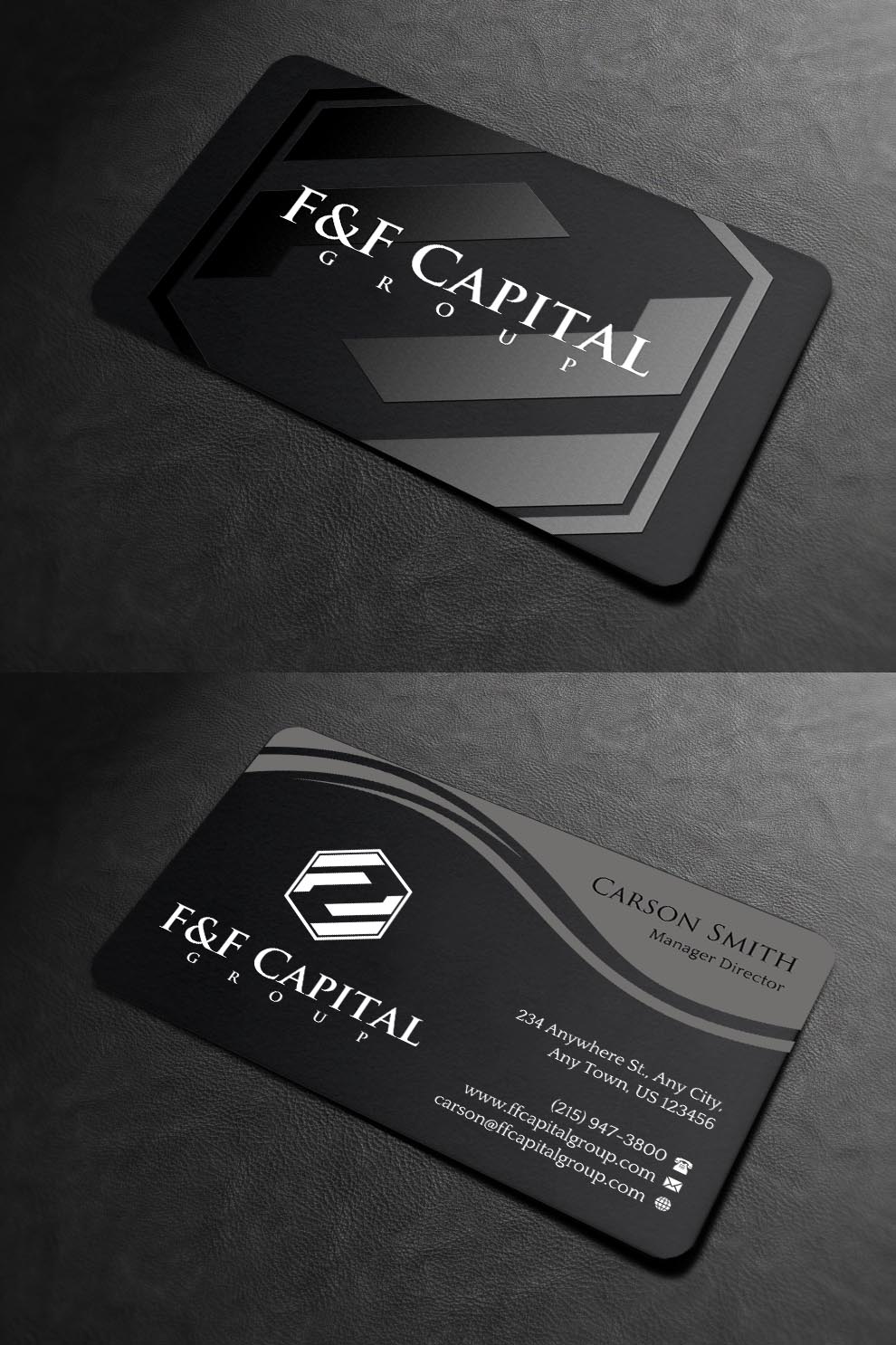Business Card Design by INDIAN_Ashok for F&F Capital Group, LLC | Design #19397274