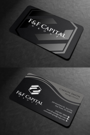 Business Card Design by INDIAN_Ashok for F&F Capital Group, LLC | Design: #19397274