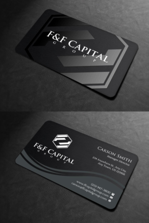 Business Card Design by INDIAN_Ashok for F&F Capital Group, LLC | Design: #19397275
