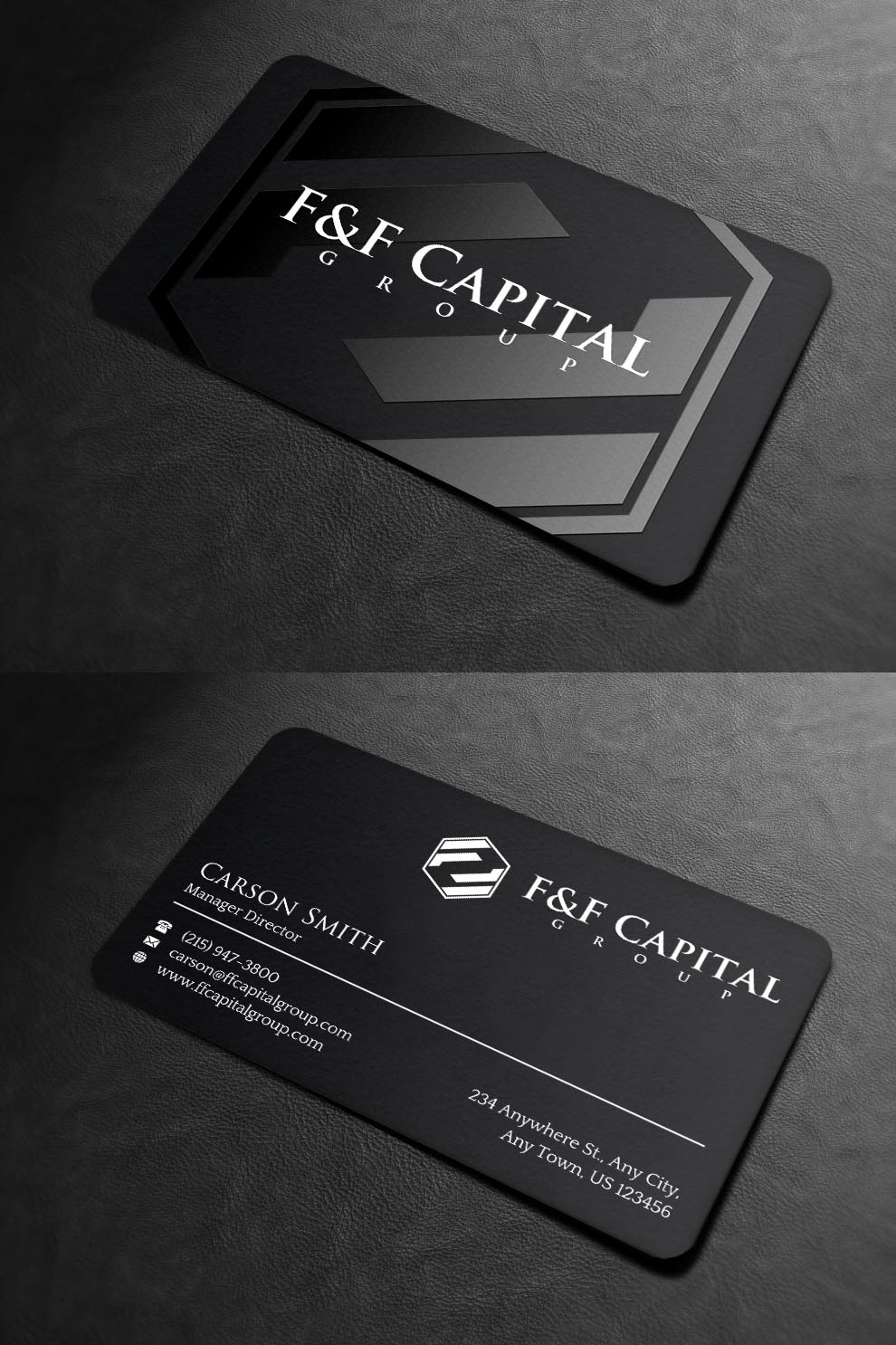 Business Card Design by INDIAN_Ashok for F&F Capital Group, LLC | Design #19397276