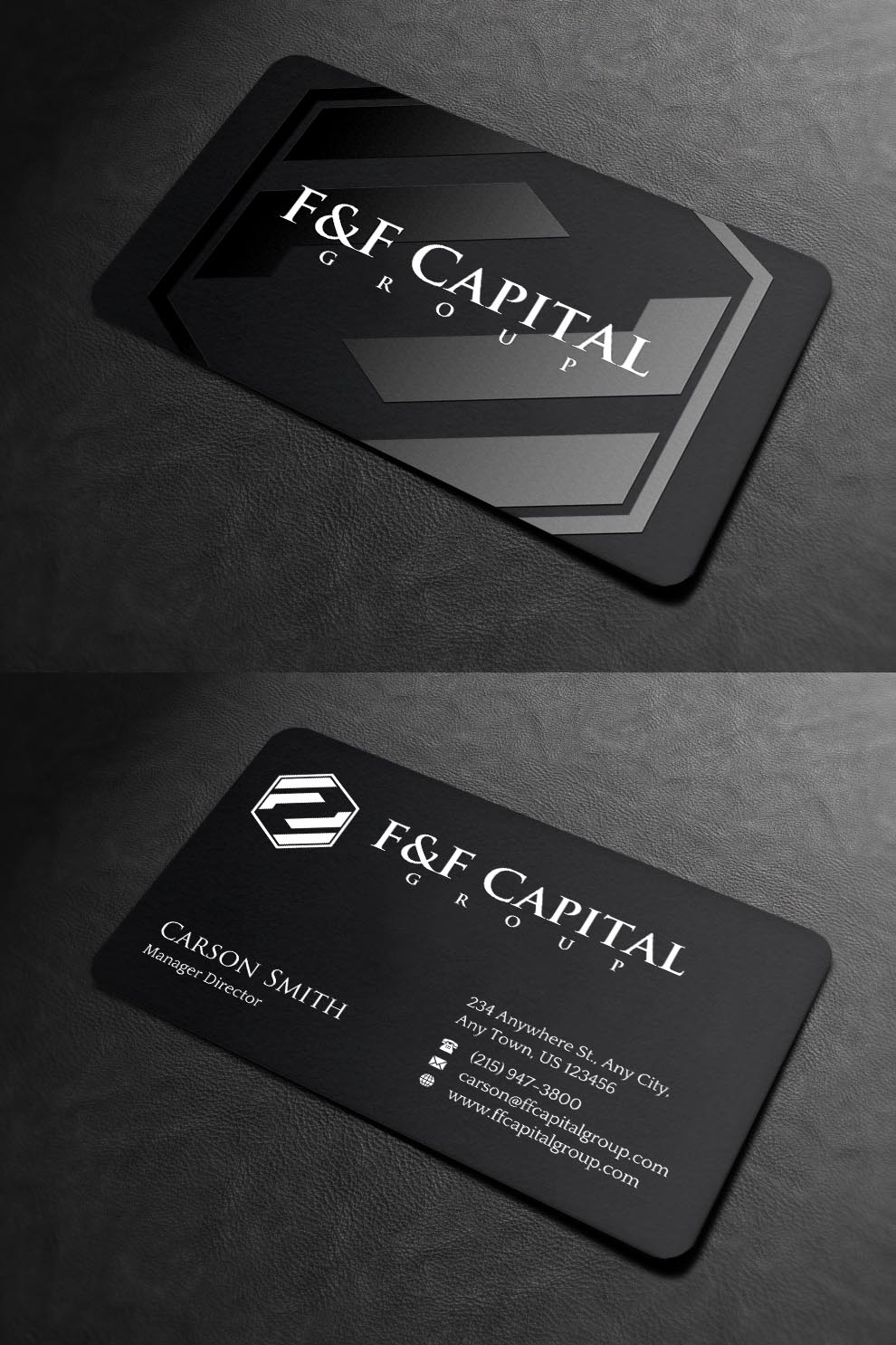 Business Card Design by INDIAN_Ashok for F&F Capital Group, LLC | Design #19397277