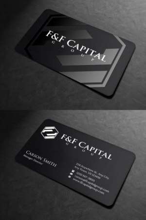 Business Card Design by INDIAN_Ashok for F&F Capital Group, LLC | Design: #19397277