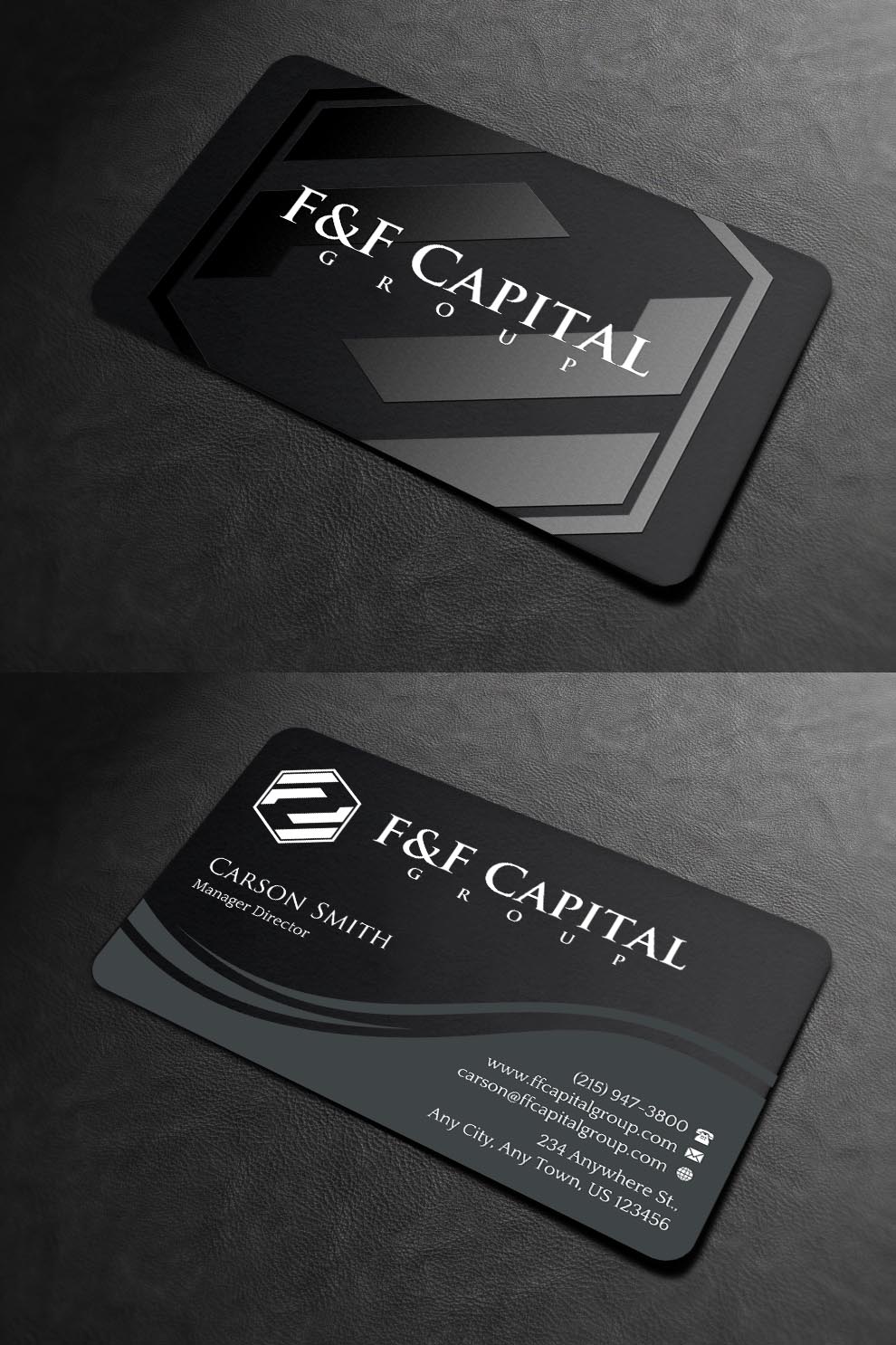 Business Card Design by INDIAN_Ashok for F&F Capital Group, LLC | Design #19397278
