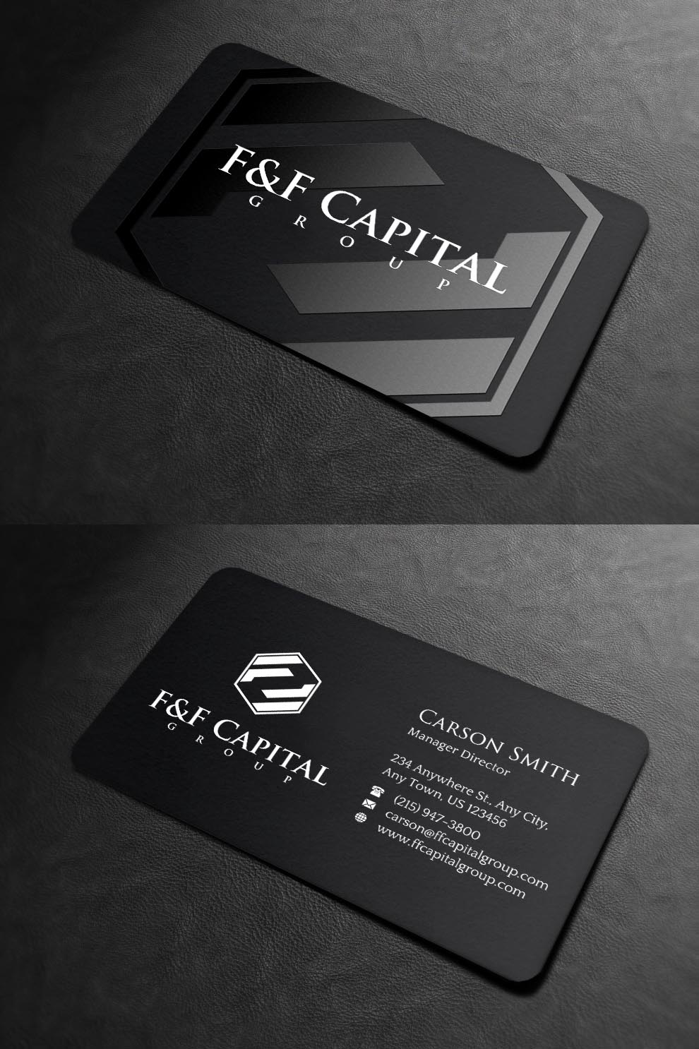 Business Card Design by INDIAN_Ashok for F&F Capital Group, LLC | Design #19397279