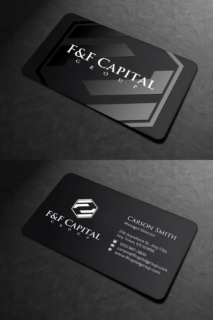 Business Card Design by INDIAN_Ashok for F&F Capital Group, LLC | Design: #19397279