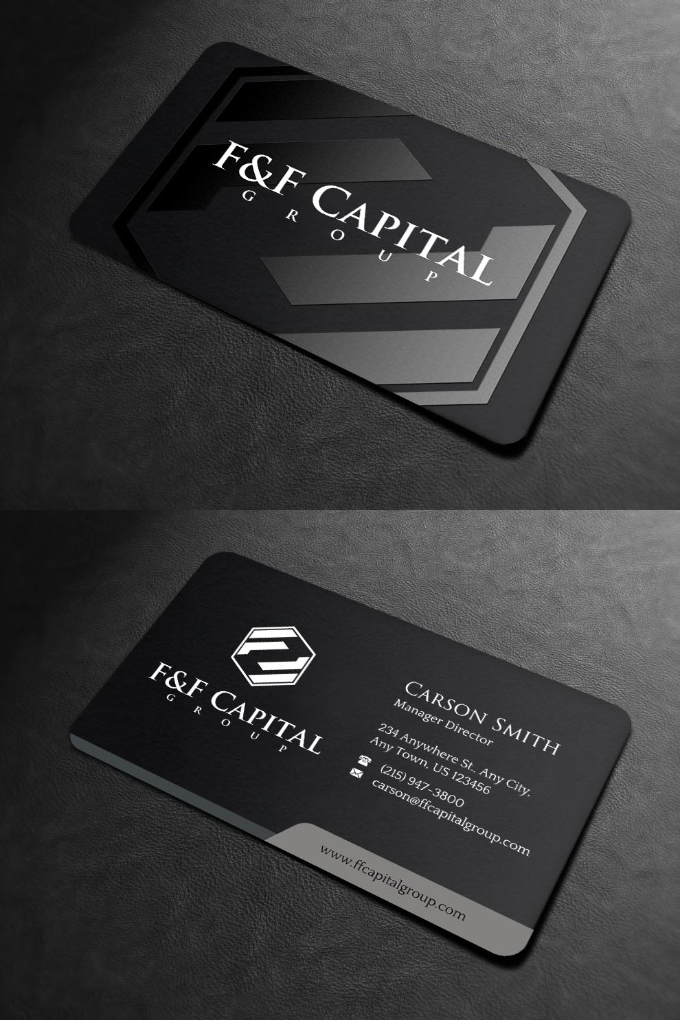 Business Card Design by INDIAN_Ashok for F&F Capital Group, LLC | Design #19397280