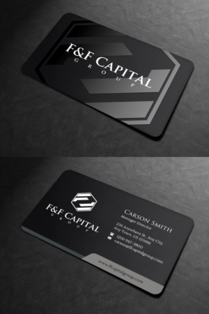 Business Card Design by INDIAN_Ashok for F&F Capital Group, LLC | Design: #19397280