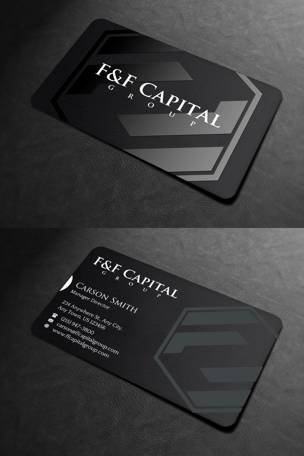 Business Card Design by INDIAN_Ashok for F&F Capital Group, LLC | Design #19397282