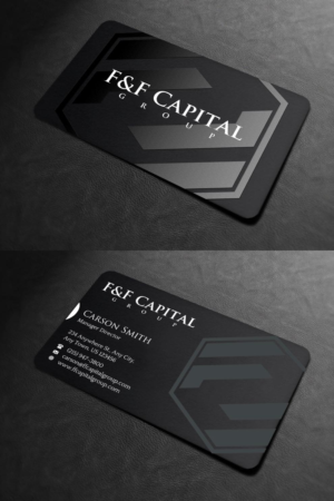 Business Card Design by INDIAN_Ashok for F&F Capital Group, LLC | Design: #19397282