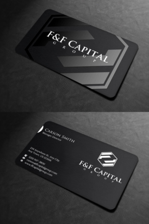 Business Card Design by INDIAN_Ashok for F&F Capital Group, LLC | Design: #19397283