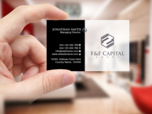 Diseño de Tarjeta de Presentación por Creations Box 2015 para F&F Capital Group, LLC | Diseño #19403910