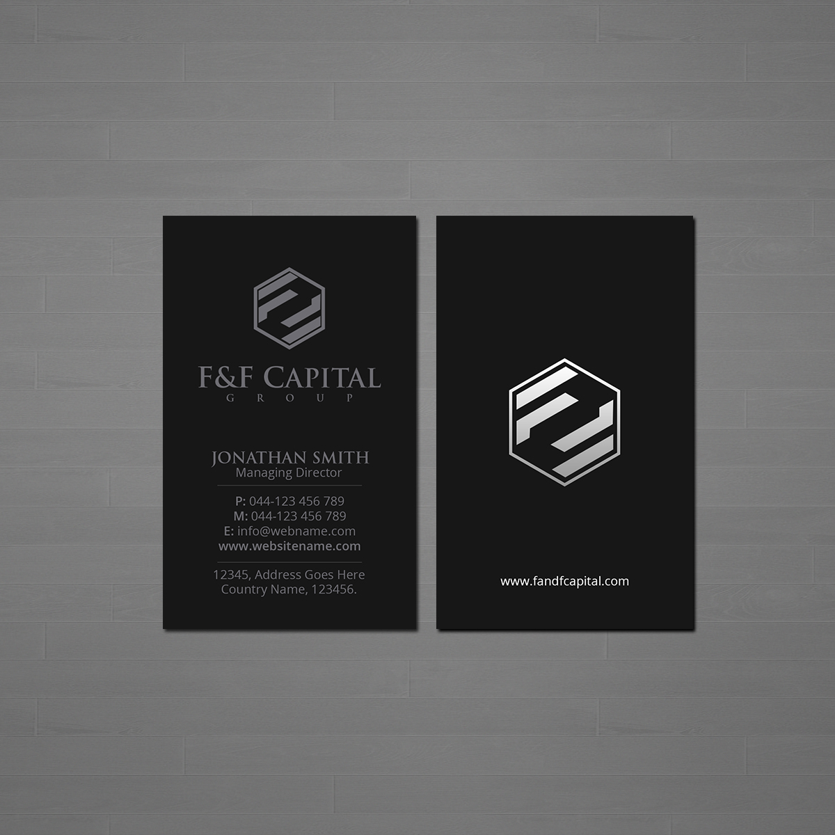 Business Card Design by Creations Box 2015 for F&F Capital Group, LLC | Design #19403912