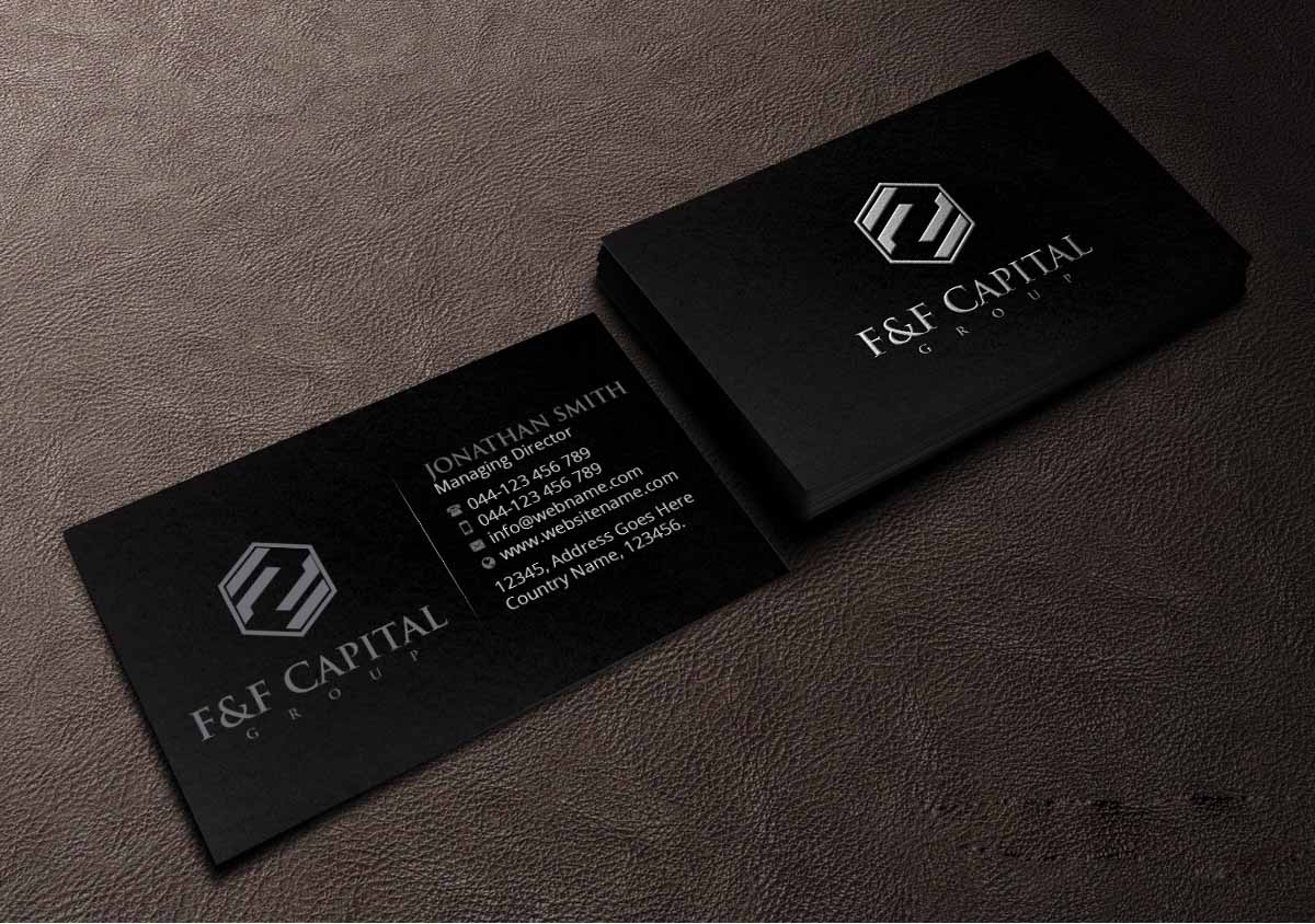 Business Card Design by Creations Box 2015 for F&F Capital Group, LLC | Design #19403918
