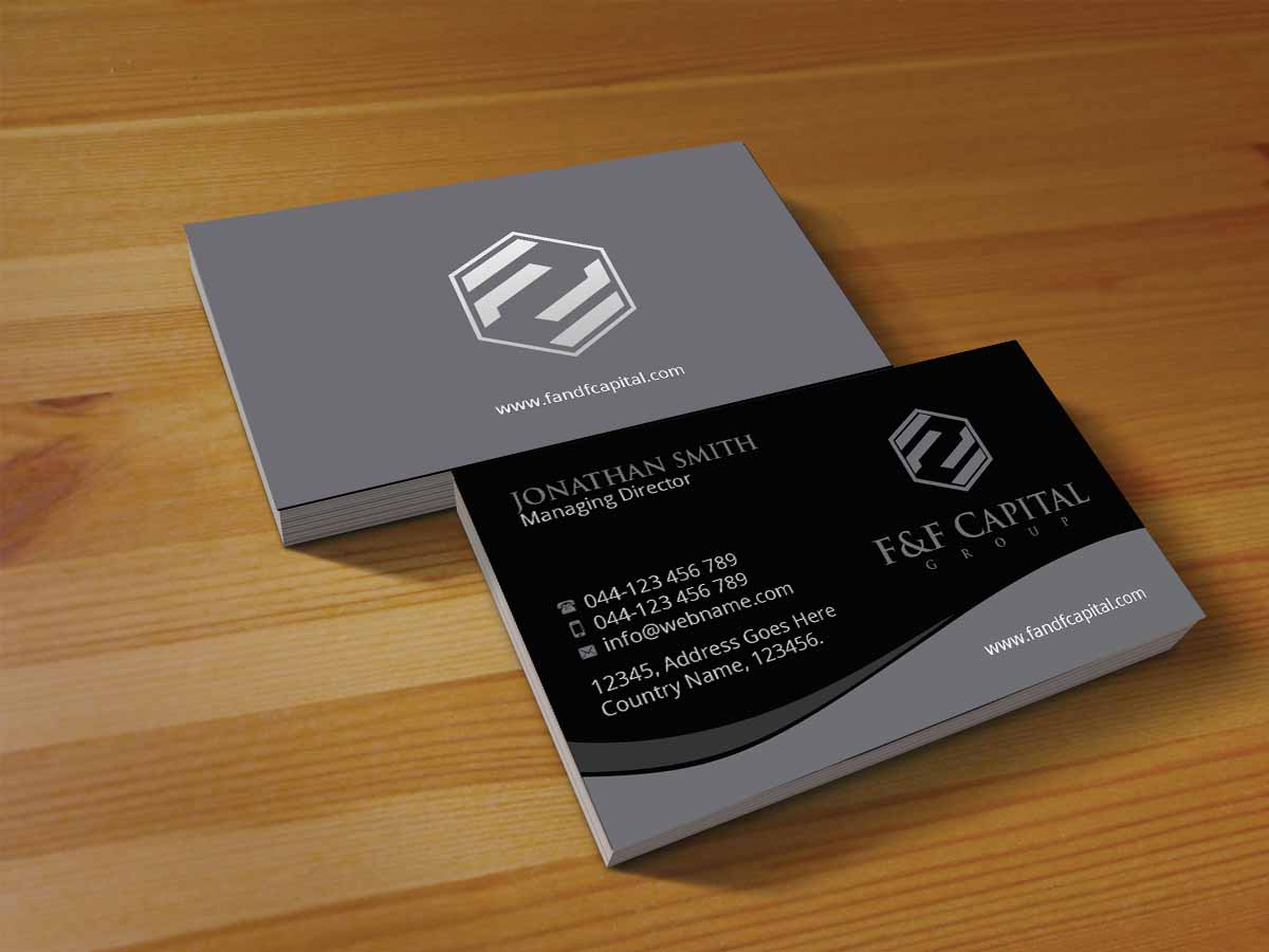 Business Card Design by Creations Box 2015 for F&F Capital Group, LLC | Design #19403919
