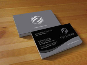 Business Card Design by Creations Box 2015 for F&F Capital Group, LLC | Design: #19403919