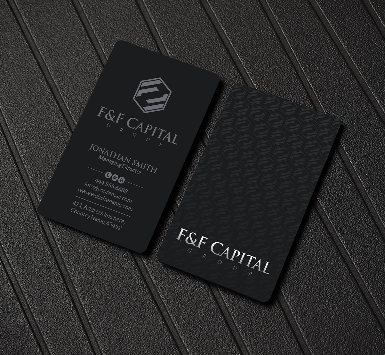 Business Card Design by Creations Box 2015 for F&F Capital Group, LLC | Design #19403929