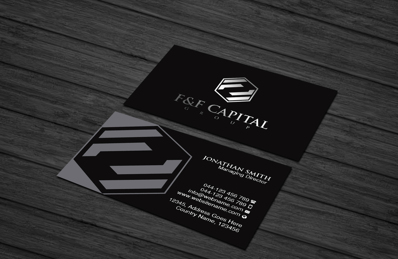 Business Card Design by Creations Box 2015 for F&F Capital Group, LLC | Design #19403931