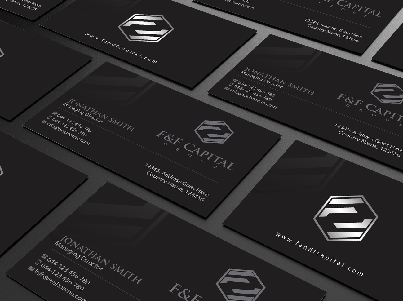 Business Card Design by Creations Box 2015 for F&F Capital Group, LLC | Design #19403938