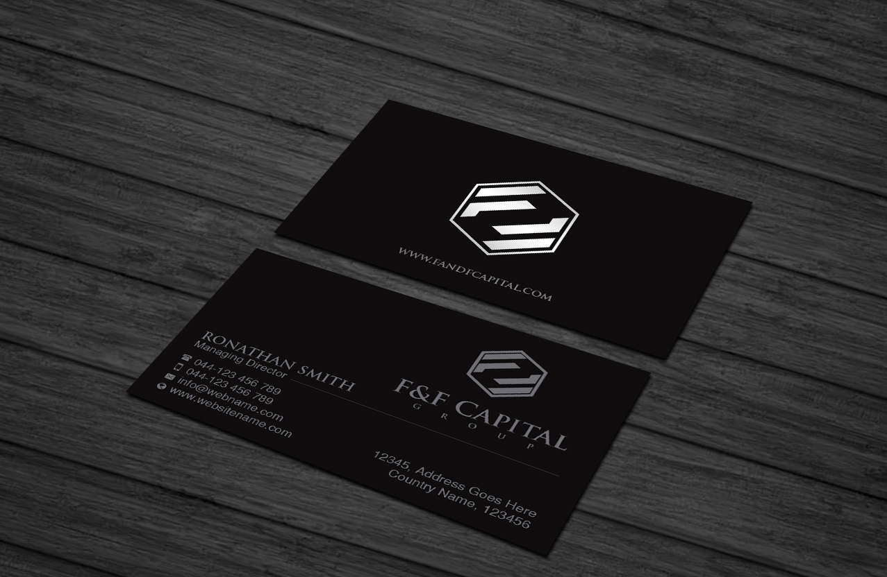 Business Card Design by Creations Box 2015 for F&F Capital Group, LLC | Design #19403939
