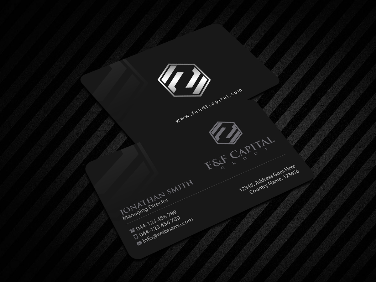 Business Card Design by Creations Box 2015 for F&F Capital Group, LLC | Design #19403941