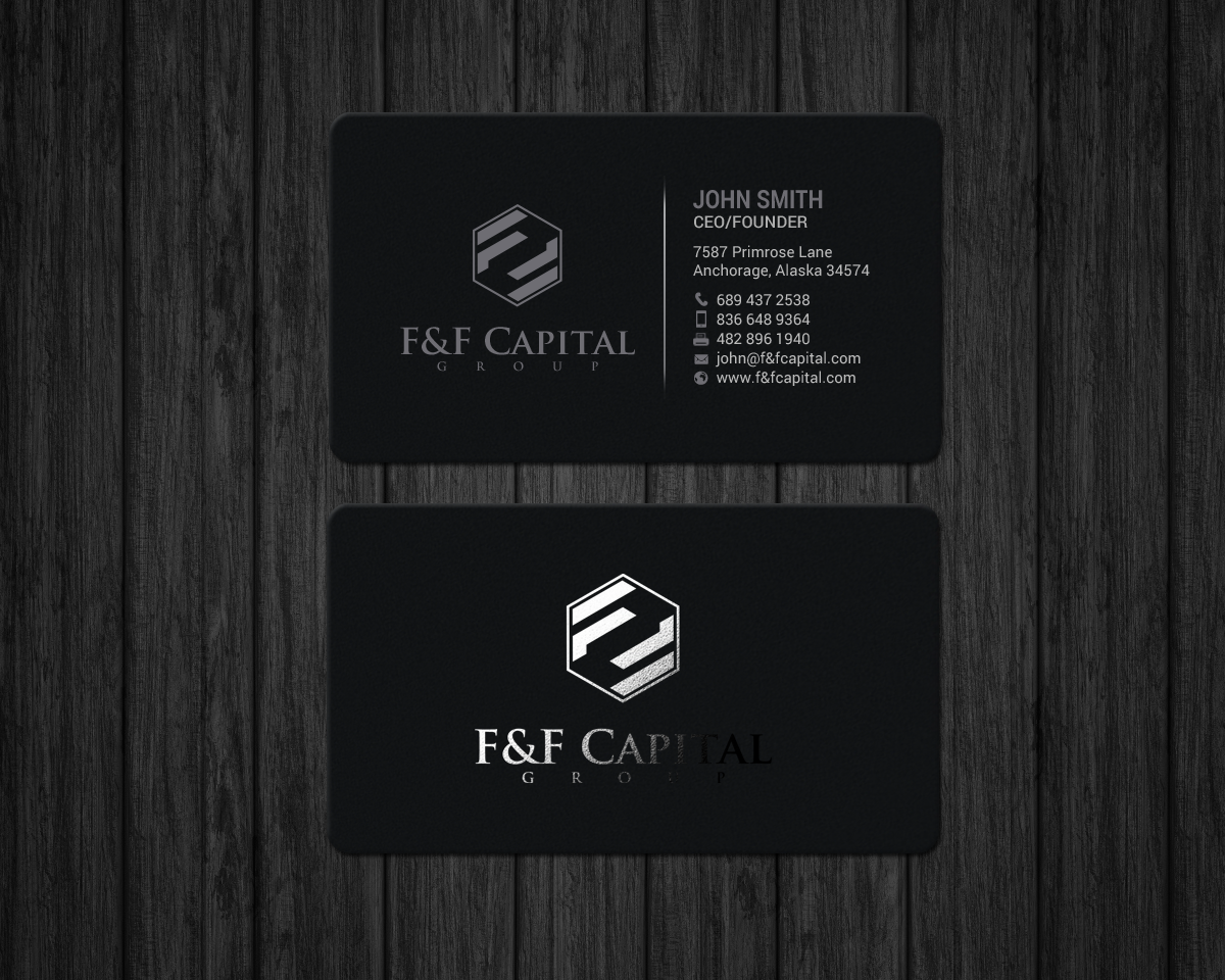 Business Card Design by chandrayaan.creative for F&F Capital Group, LLC | Design #19405527