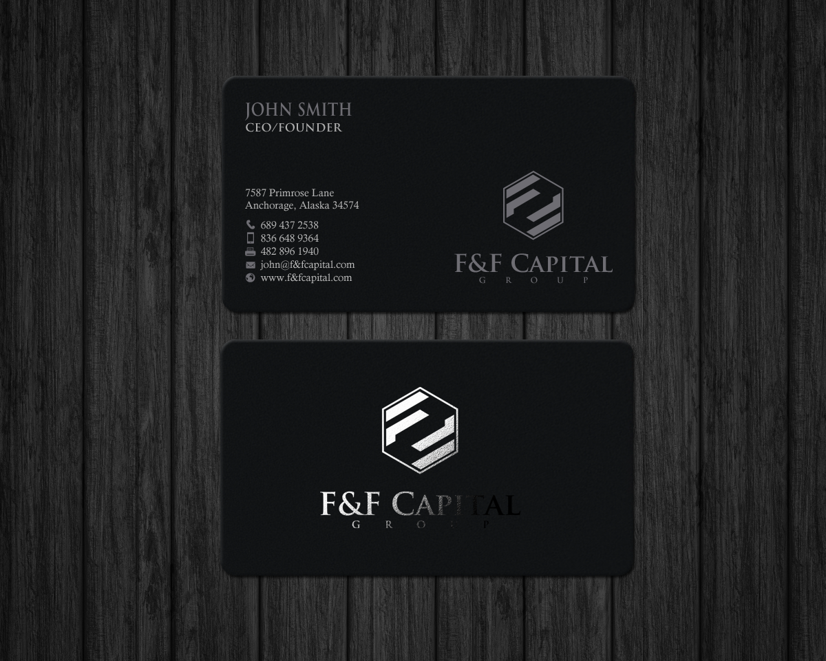 Business Card Design by chandrayaan.creative for F&F Capital Group, LLC | Design #19405529