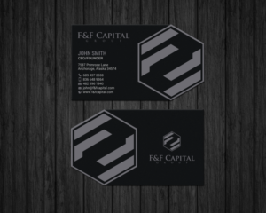 Business Card Design by chandrayaan.creative for F&F Capital Group, LLC | Design: #19407722