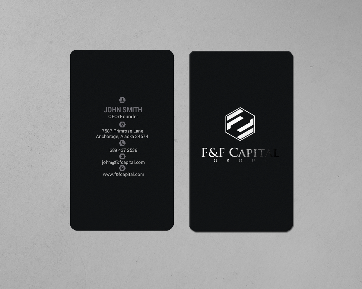 Business Card Design by chandrayaan.creative for F&F Capital Group, LLC | Design #19407725