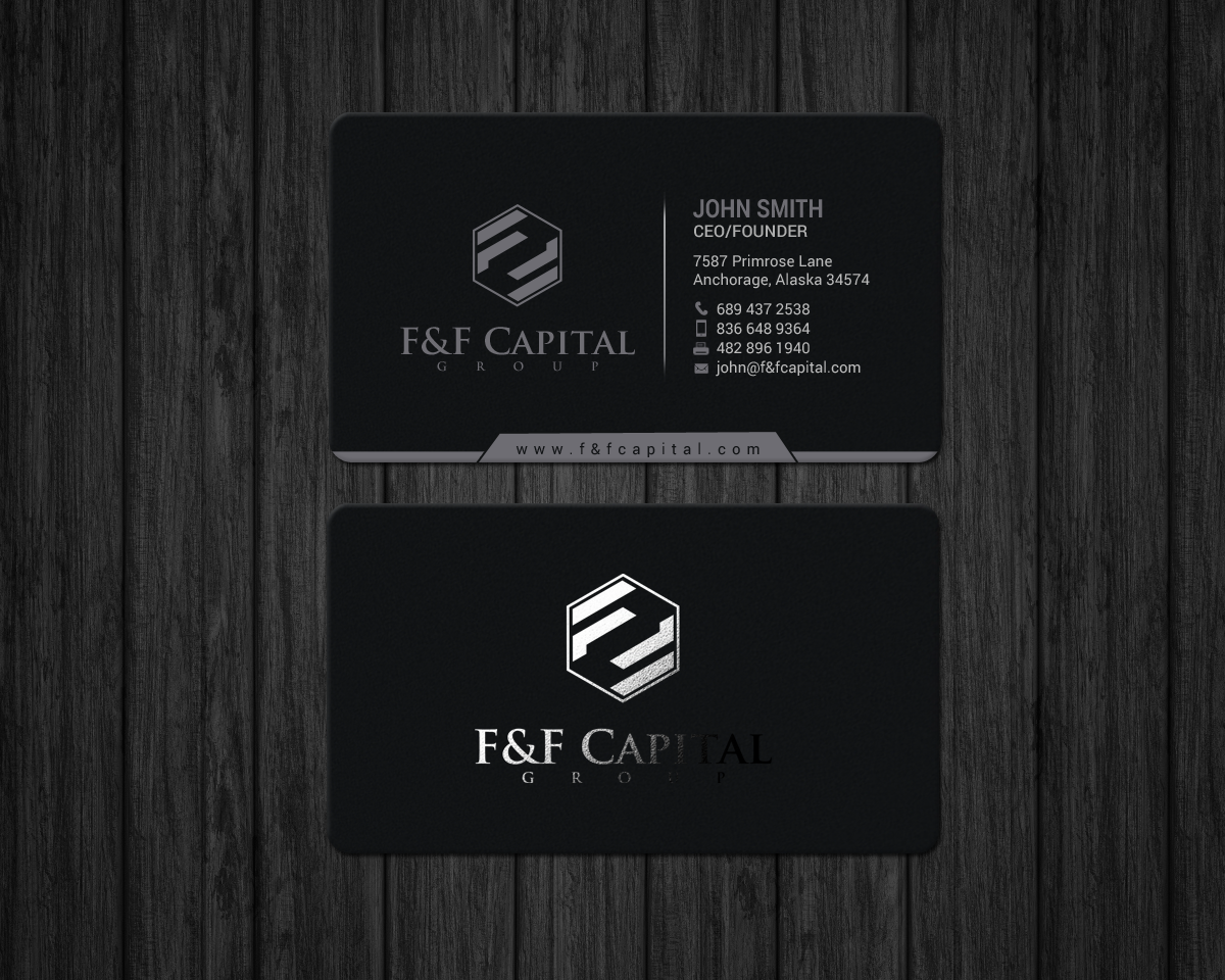 Business Card Design by chandrayaan.creative for F&F Capital Group, LLC | Design #19407729