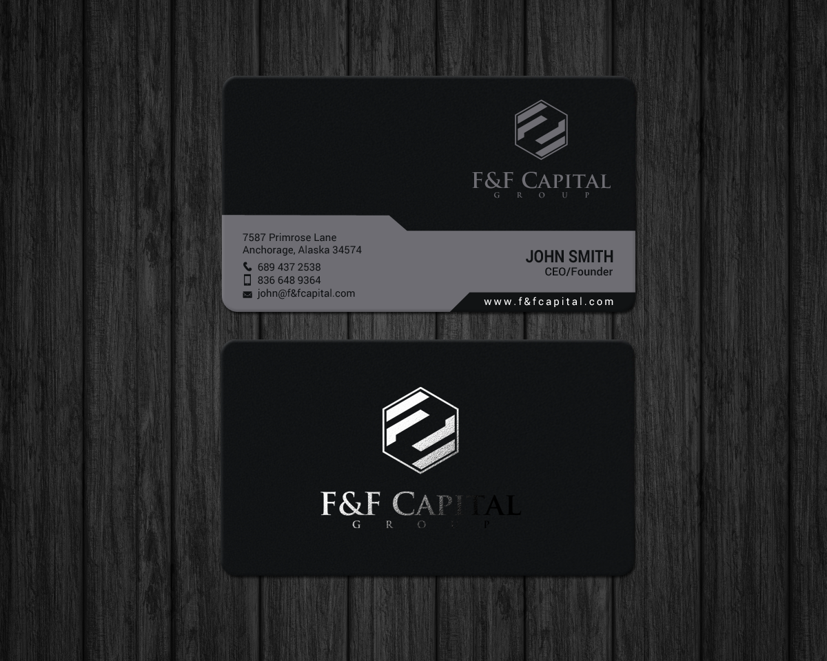 Business Card Design by chandrayaan.creative for F&F Capital Group, LLC | Design #19407730