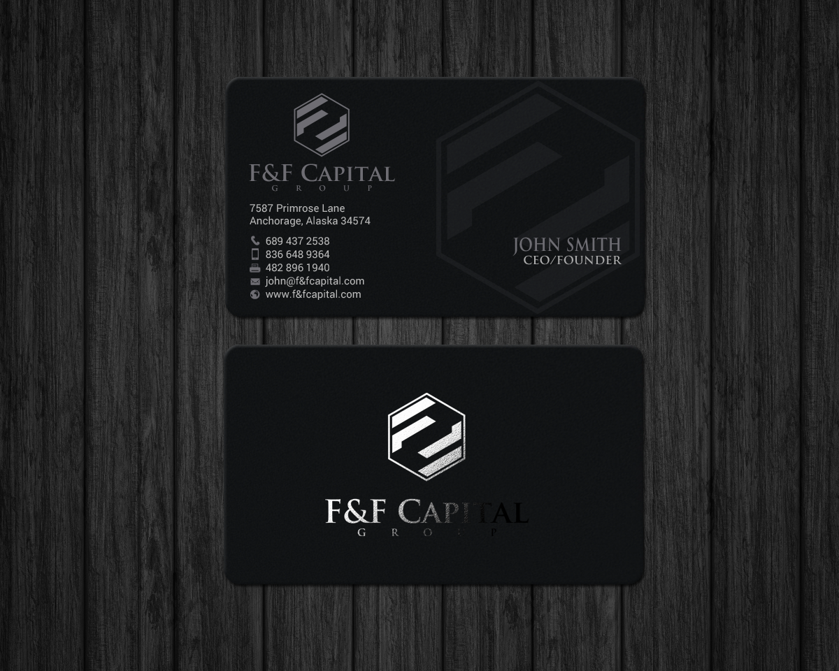 Business Card Design by chandrayaan.creative for F&F Capital Group, LLC | Design #19407731