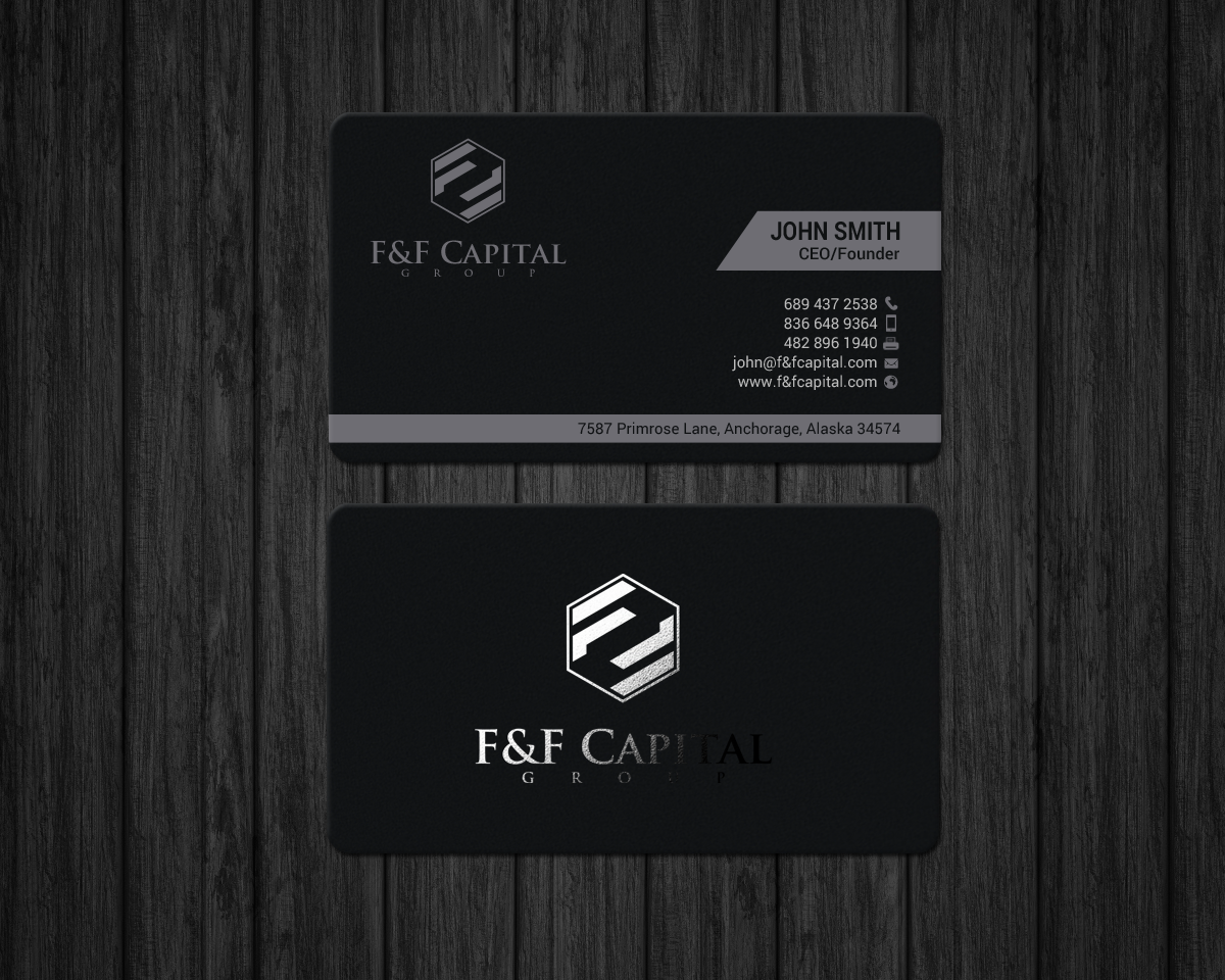 Business Card Design by chandrayaan.creative for F&F Capital Group, LLC | Design #19407732