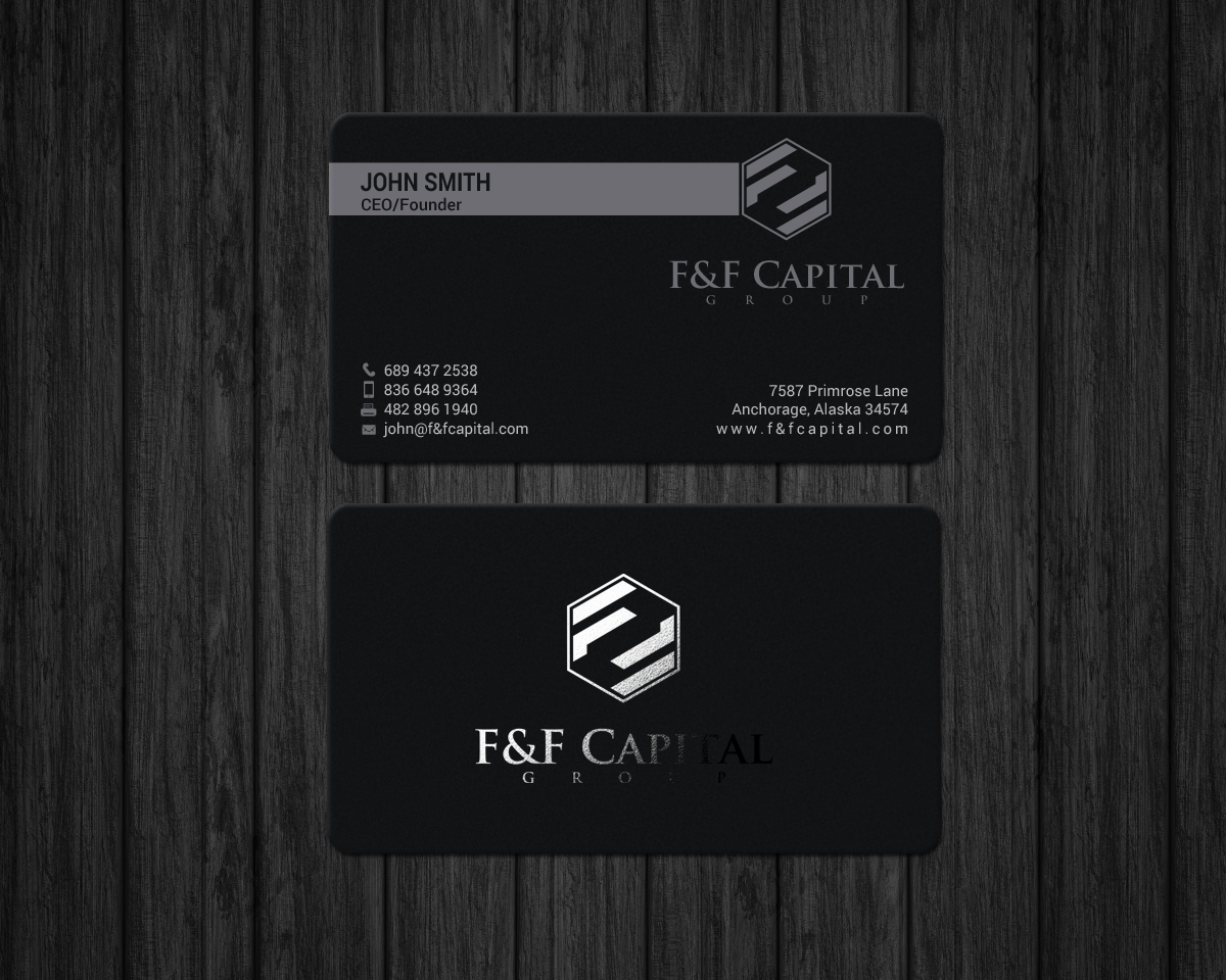Business Card Design by chandrayaan.creative for F&F Capital Group, LLC | Design #19407733