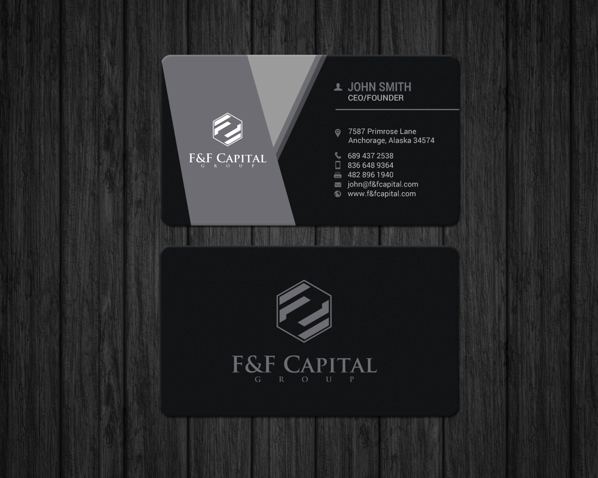Business Card Design by chandrayaan.creative for F&F Capital Group, LLC | Design #19407736