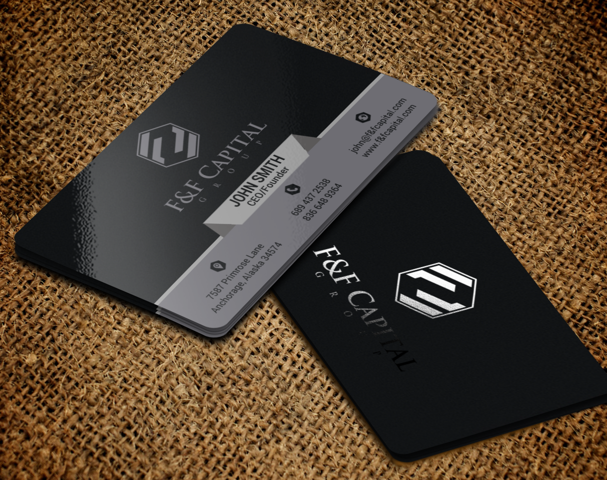 Design de Carte de Visite par chandrayaan.creative pour F&F Capital Group, LLC | Design #19407737