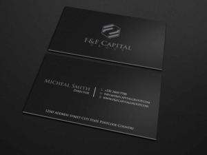 Business Card Design by Tripti Ranjan Gain for F&F Capital Group, LLC | Design: #19397940