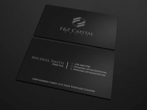 Business Card Design by Tripti Ranjan Gain for F&F Capital Group, LLC | Design: #19397944