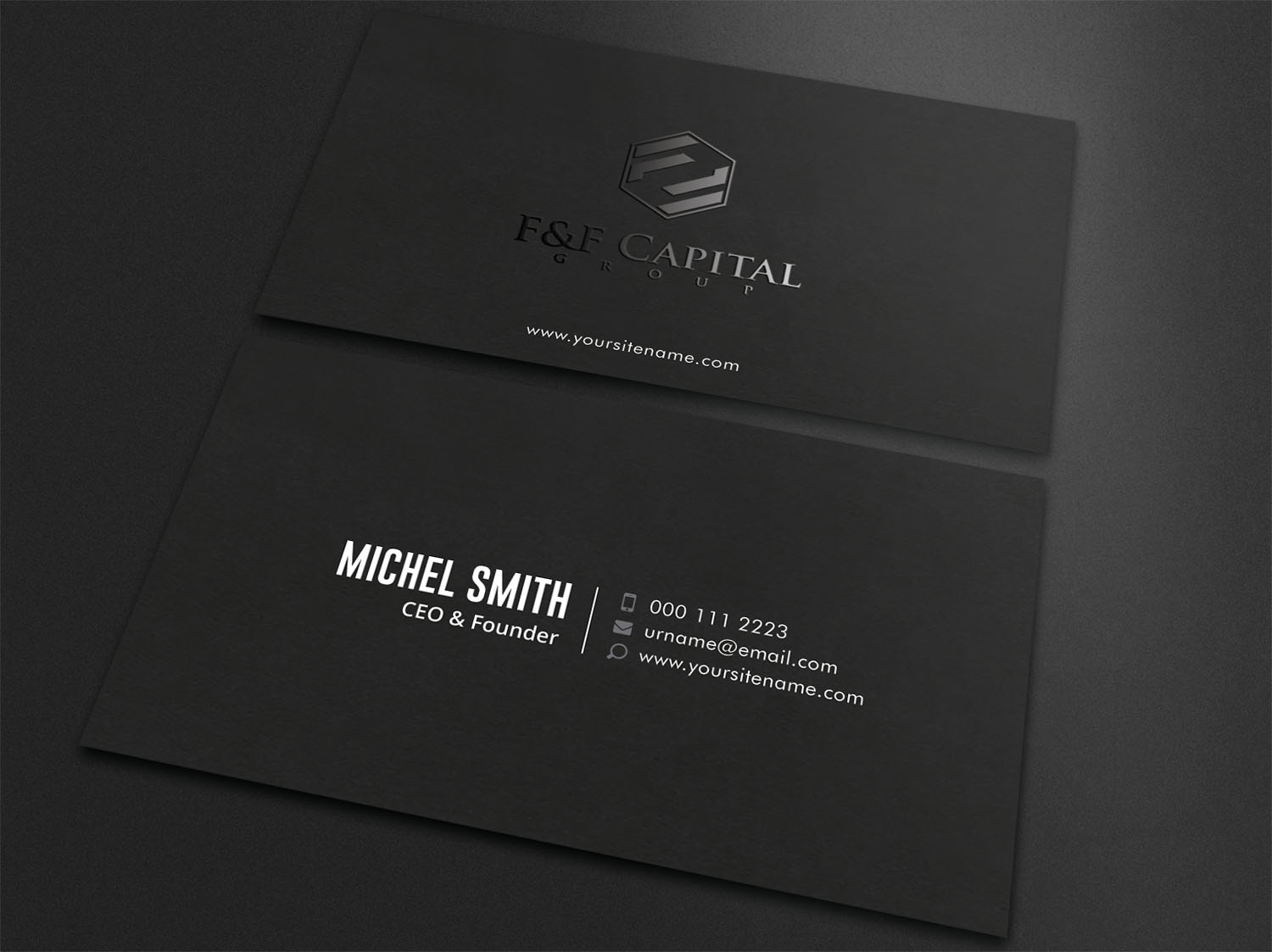 Business Card Design by Guruje for F&F Capital Group, LLC | Design #19401616