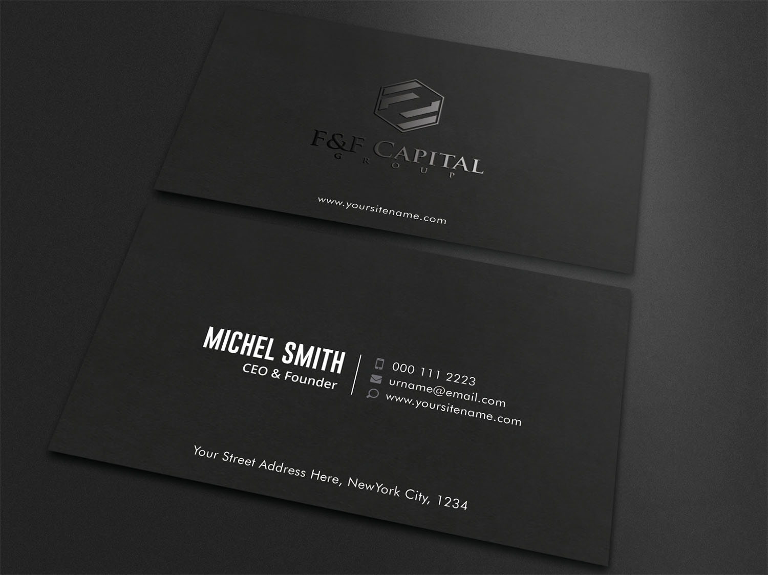 Business Card Design by Guruje for F&F Capital Group, LLC | Design #19401618