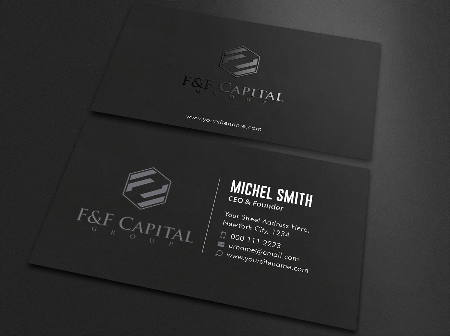 Business Card Design by Guruje for F&F Capital Group, LLC | Design #19401620