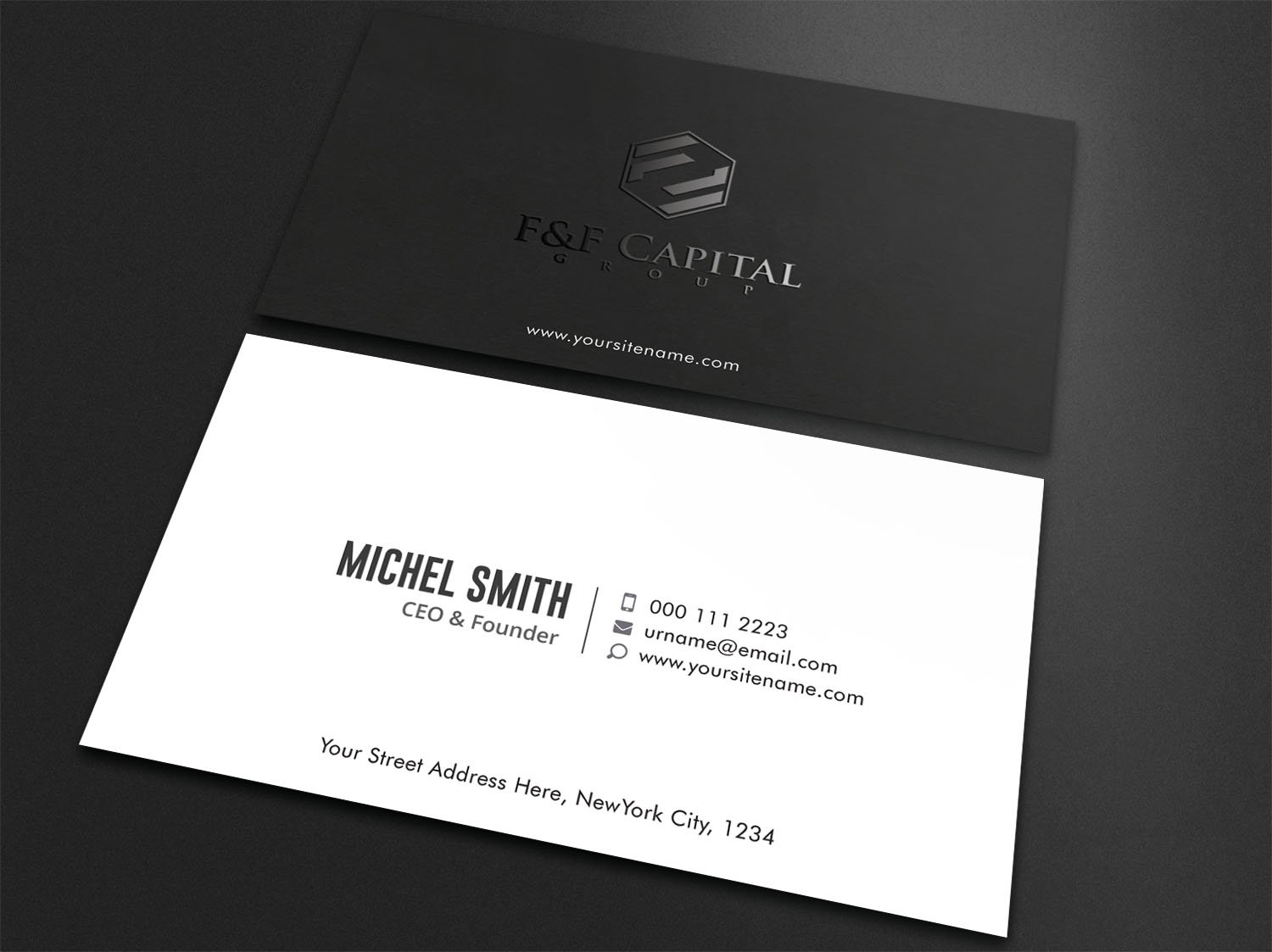 Business Card Design by Guruje for F&F Capital Group, LLC | Design #19401621