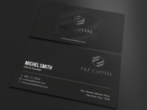 Diseño de Tarjeta de Presentación por Guruje para F&F Capital Group, LLC | Diseño: #19401786
